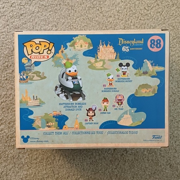Disney Donald Matterhorn Bobsleds Funko Pop - Picture 3 of 9